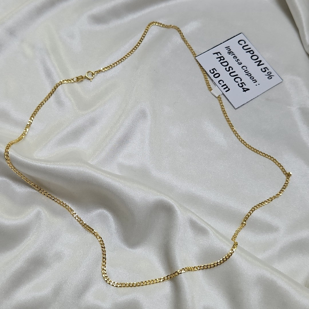 CADENAS BARBADA AMARILLA ORO 14K 1.9 (NUEVO)