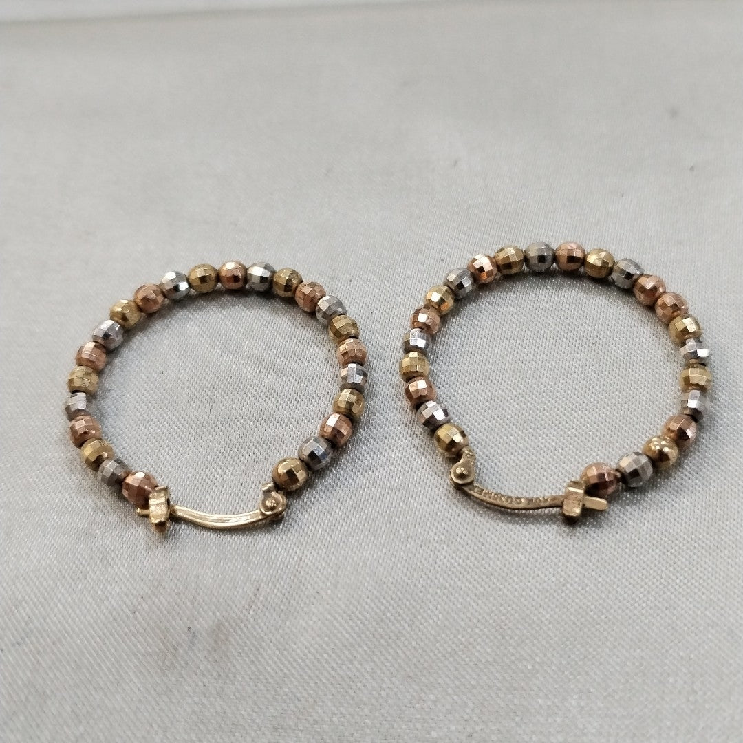 ARRACADAS PAR ORO 10 K 3.3 GRMS (SEMINUEVO)