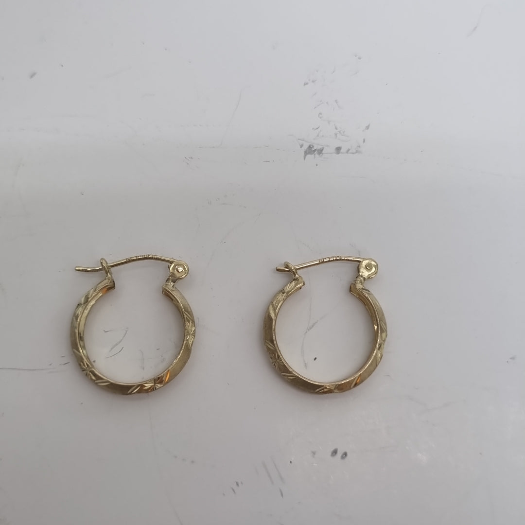 ARRACADAS PAR ORO 10 K 1,90 GRMS (SEMINUEVO)