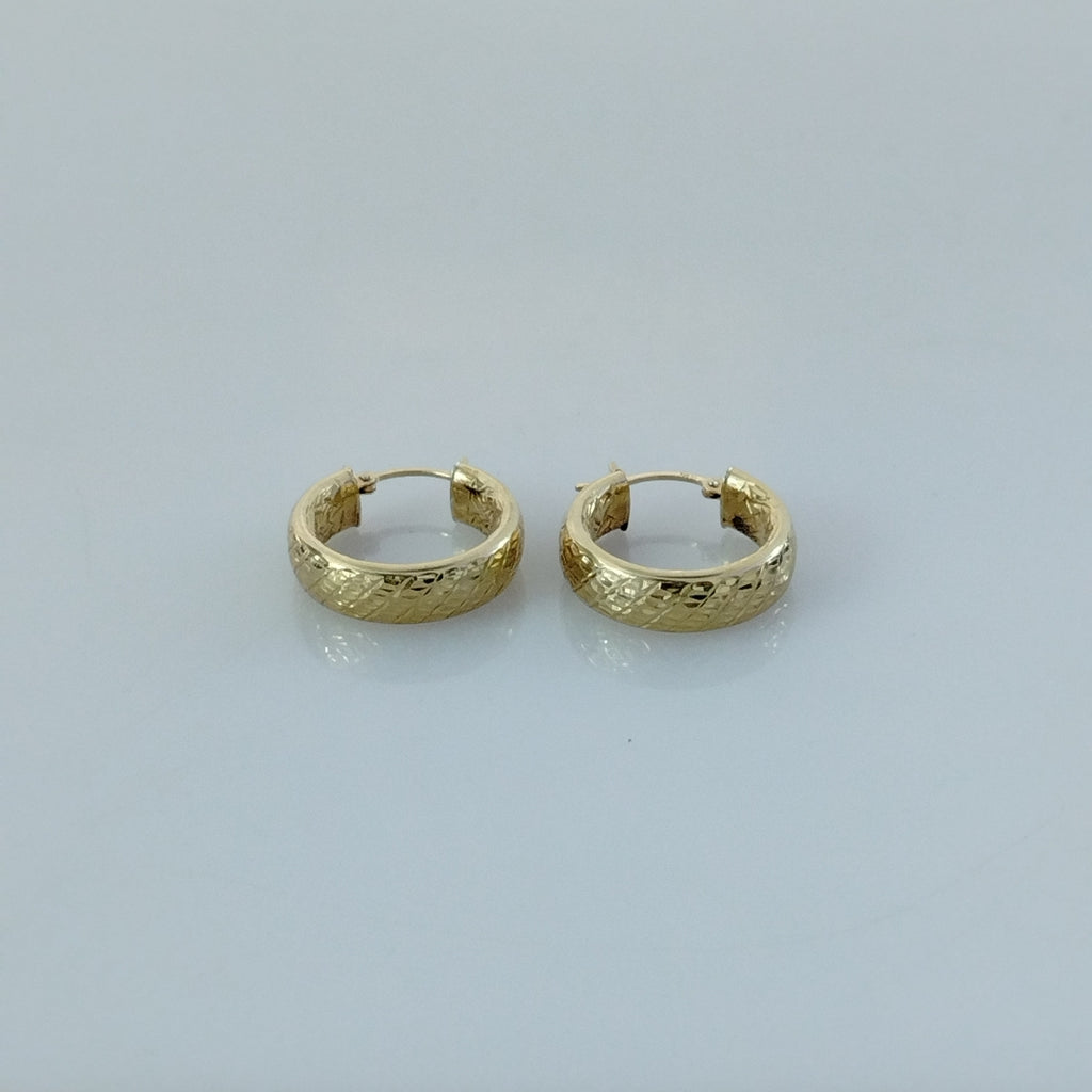 ARRACADAS PAR ORO 14 K 2.3 GRMS (SEMINUEVO)