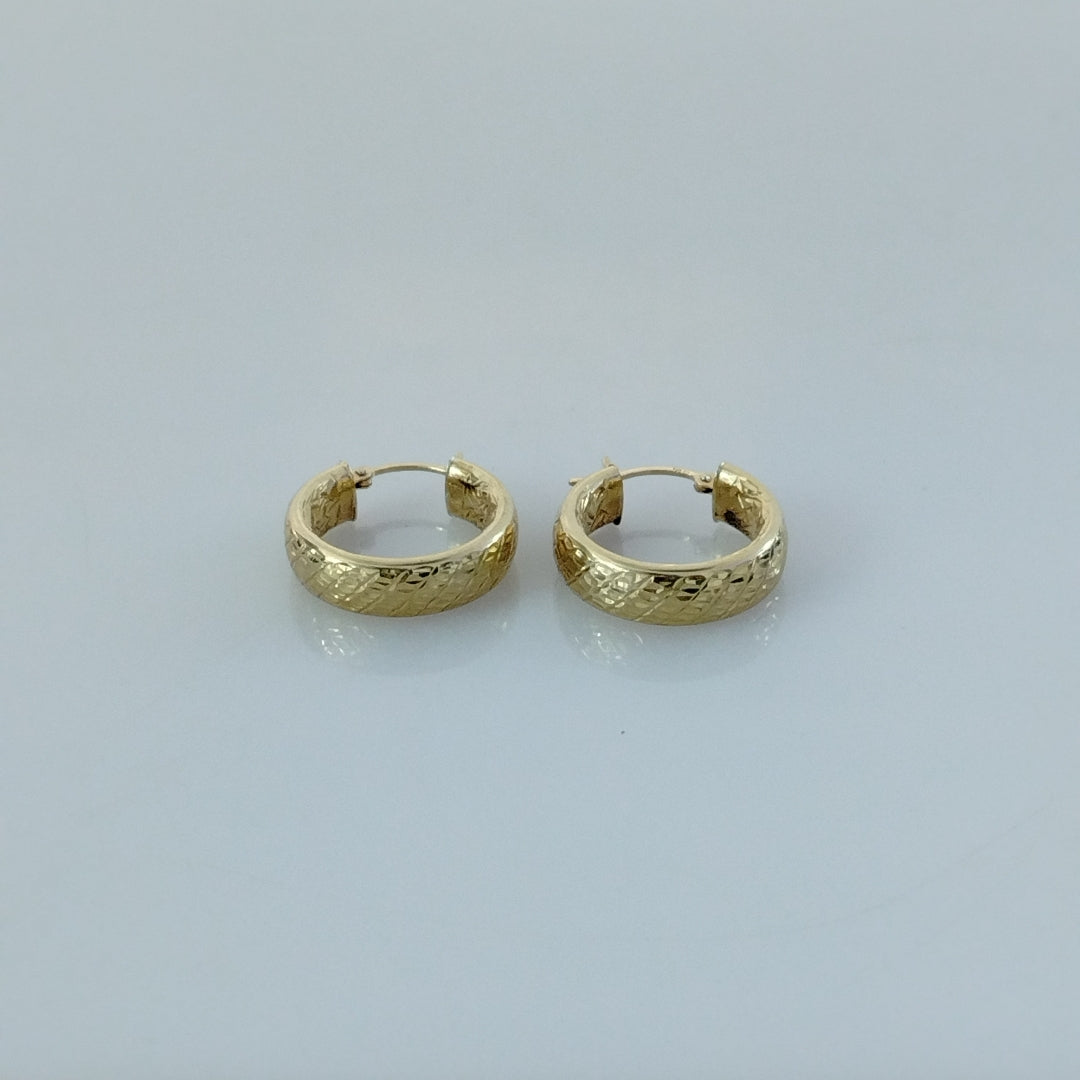 ARRACADAS PAR ORO 14 K 2.3 GRMS (SEMINUEVO)