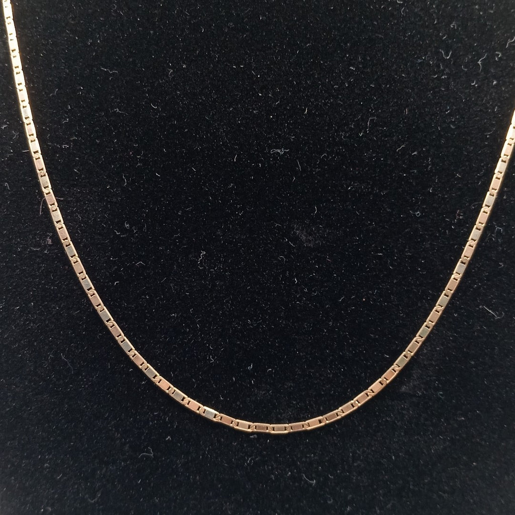 CADENA ORO COMBINADO 10 K 1,60 GRMS (SEMINUEVO)