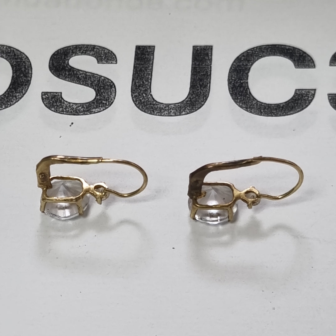 ARETES PAR ORO 8 K 2.4 GRMS (SEMINUEVO)
