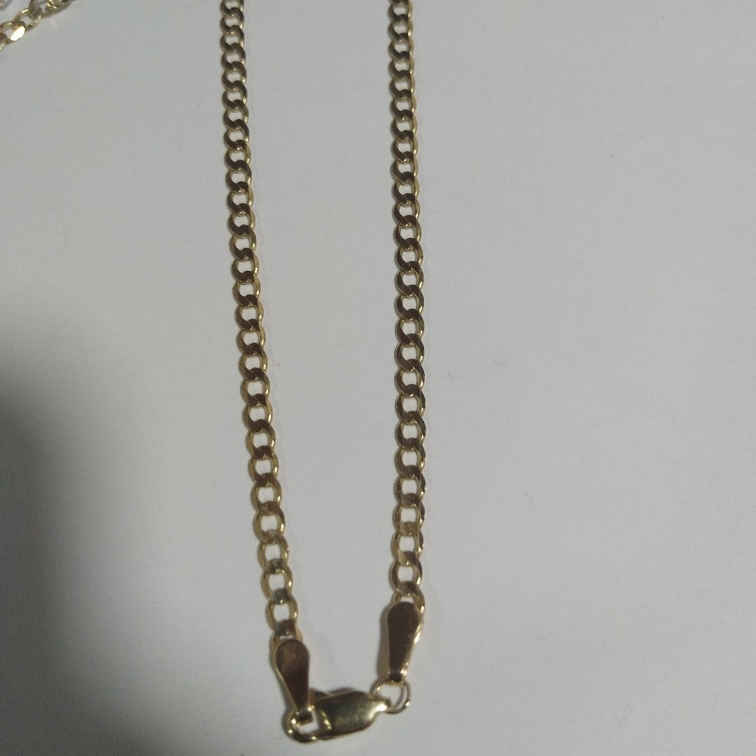 CADENA TEJIDO BARBADA 14K 55 CM 8.2 GR (NUEVO)