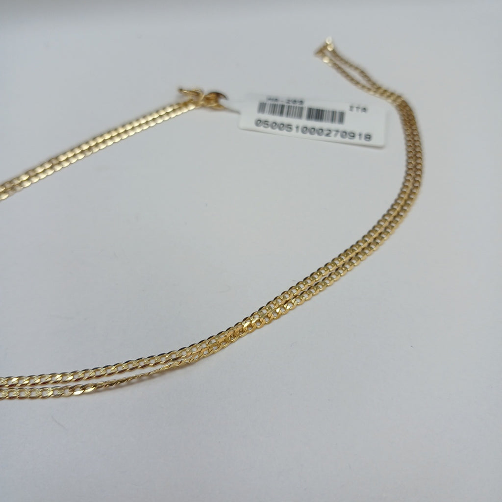CADENAS BARBADA AMARILLA ORO 14K 2 (NUEVO)