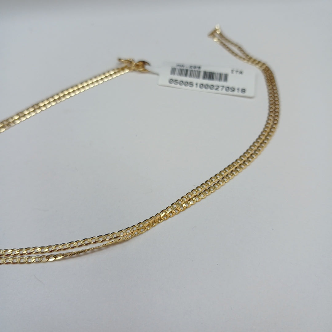 CADENAS BARBADA AMARILLA ORO 14K 2 (NUEVO)