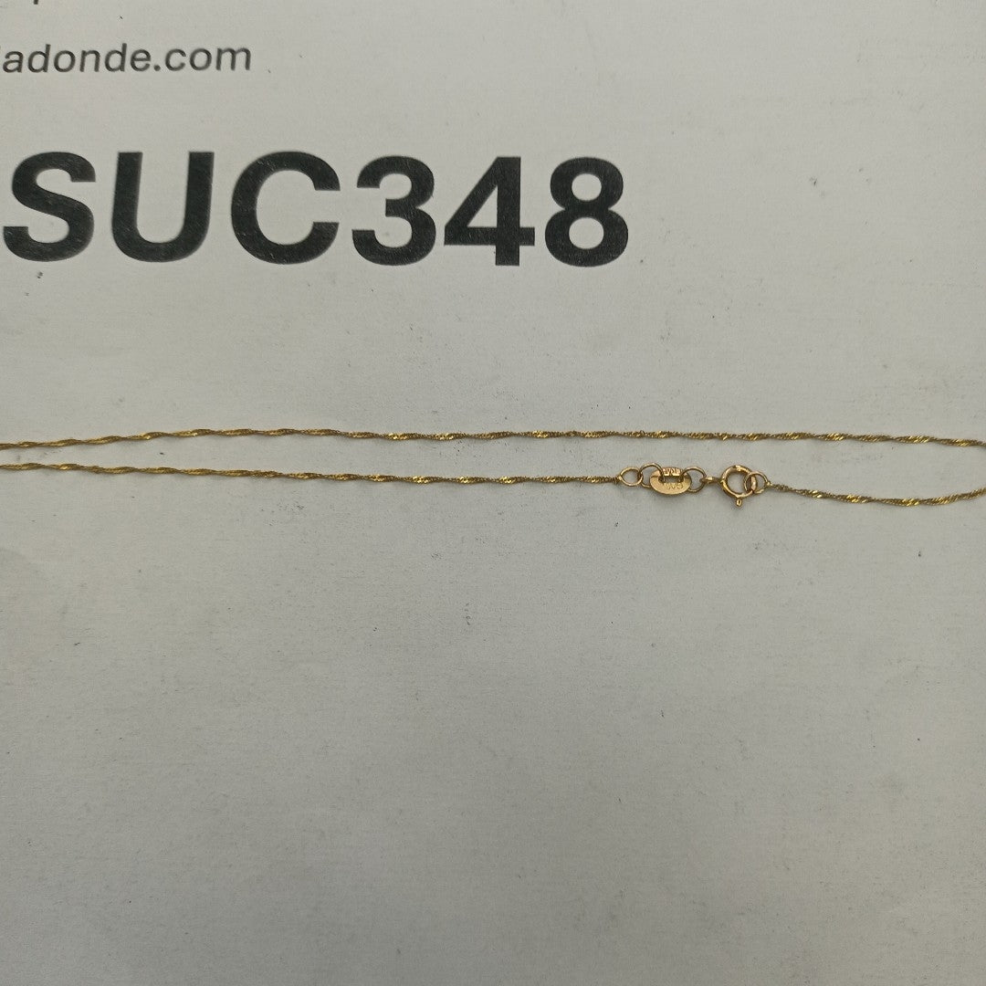 CADENA ORO 10 K 0,70 GRMS (SEMINUEVO)