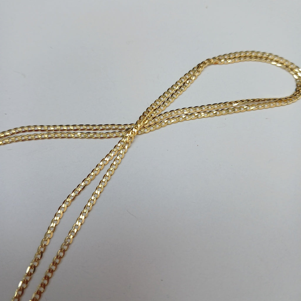 CADENAS BARBADA AMARILLA ORO 14K 2.2 (NUEVO)