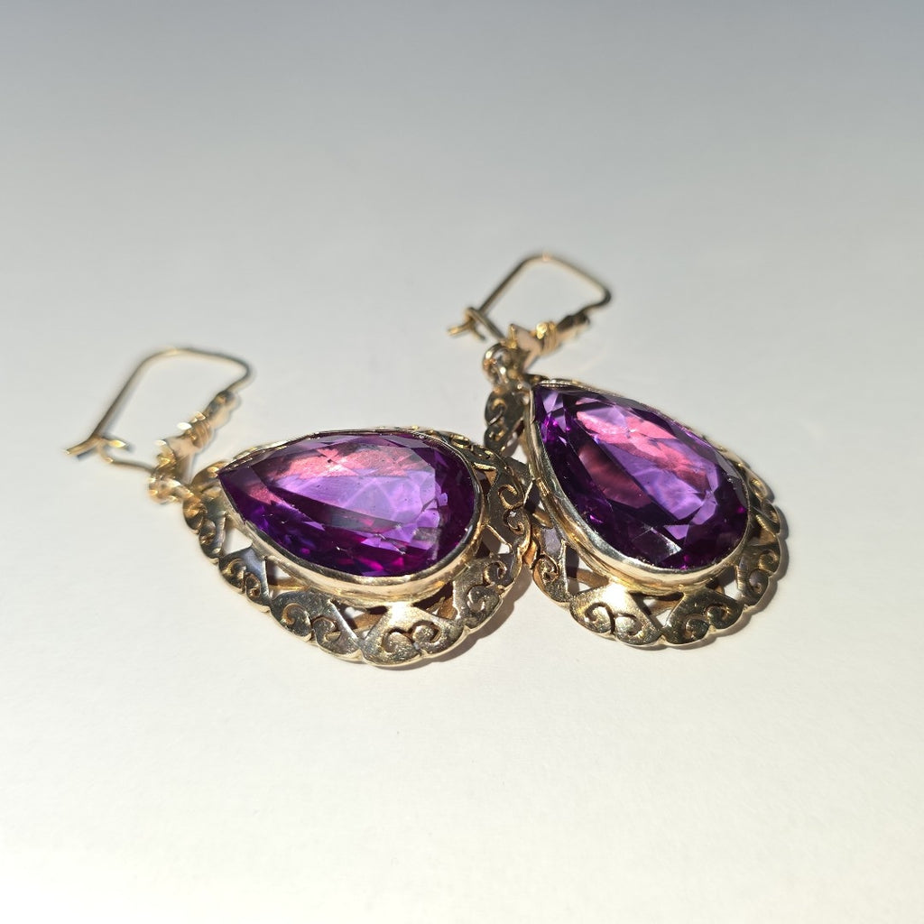 ARETES PAR ORO 8 K 13,90 GRMS (SEMINUEVO)