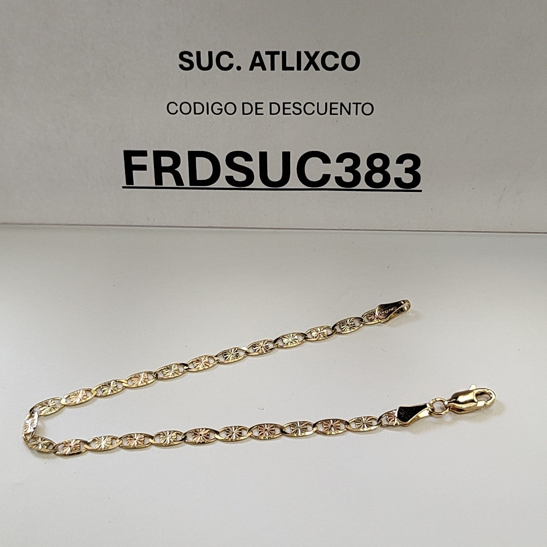 PULSERA GUCHI 14K 18 CM 3.1 GR (NUEVO)