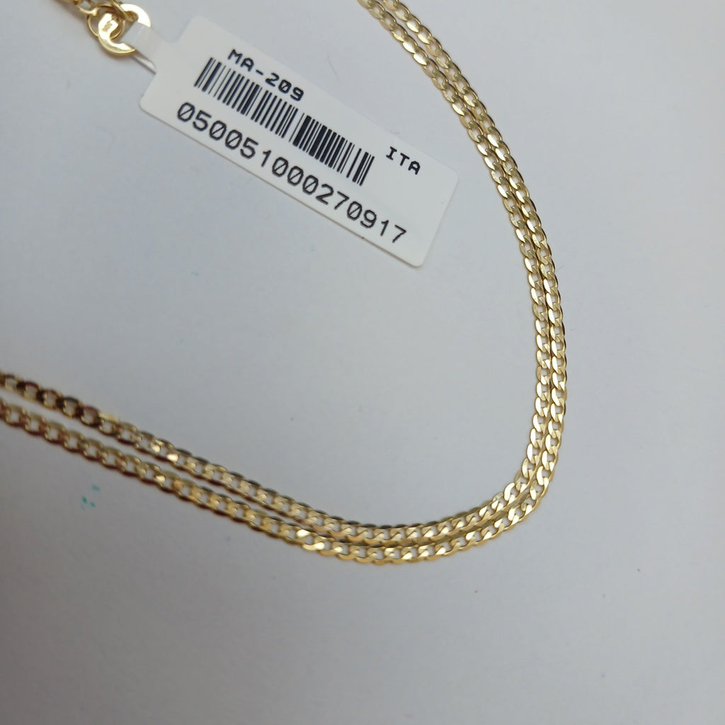CADENAS BARBADA AMARILLA ORO 14K 2 (NUEVO)