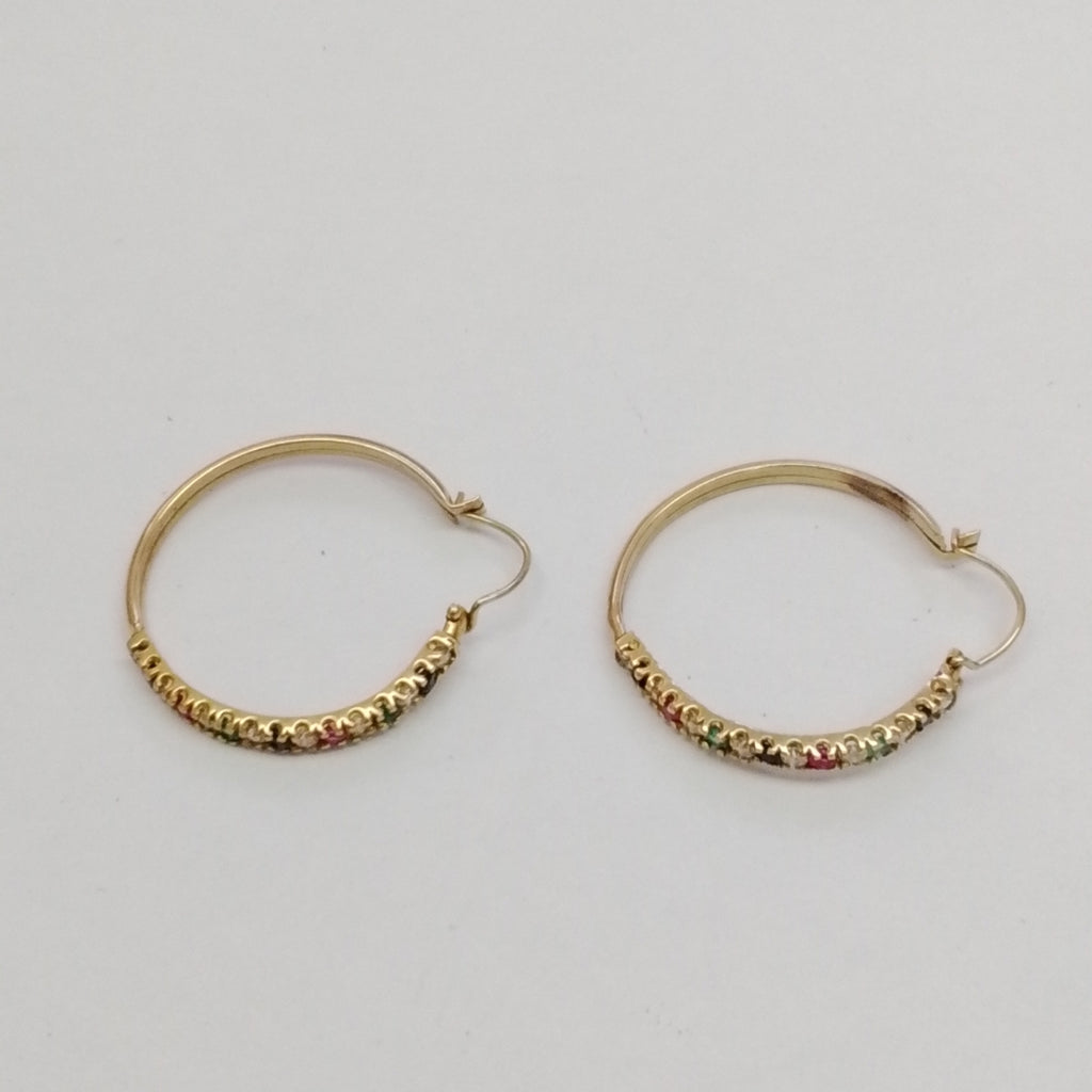 ARETES PAR ORO 8 K 3.8 GRMS (SEMINUEVO)