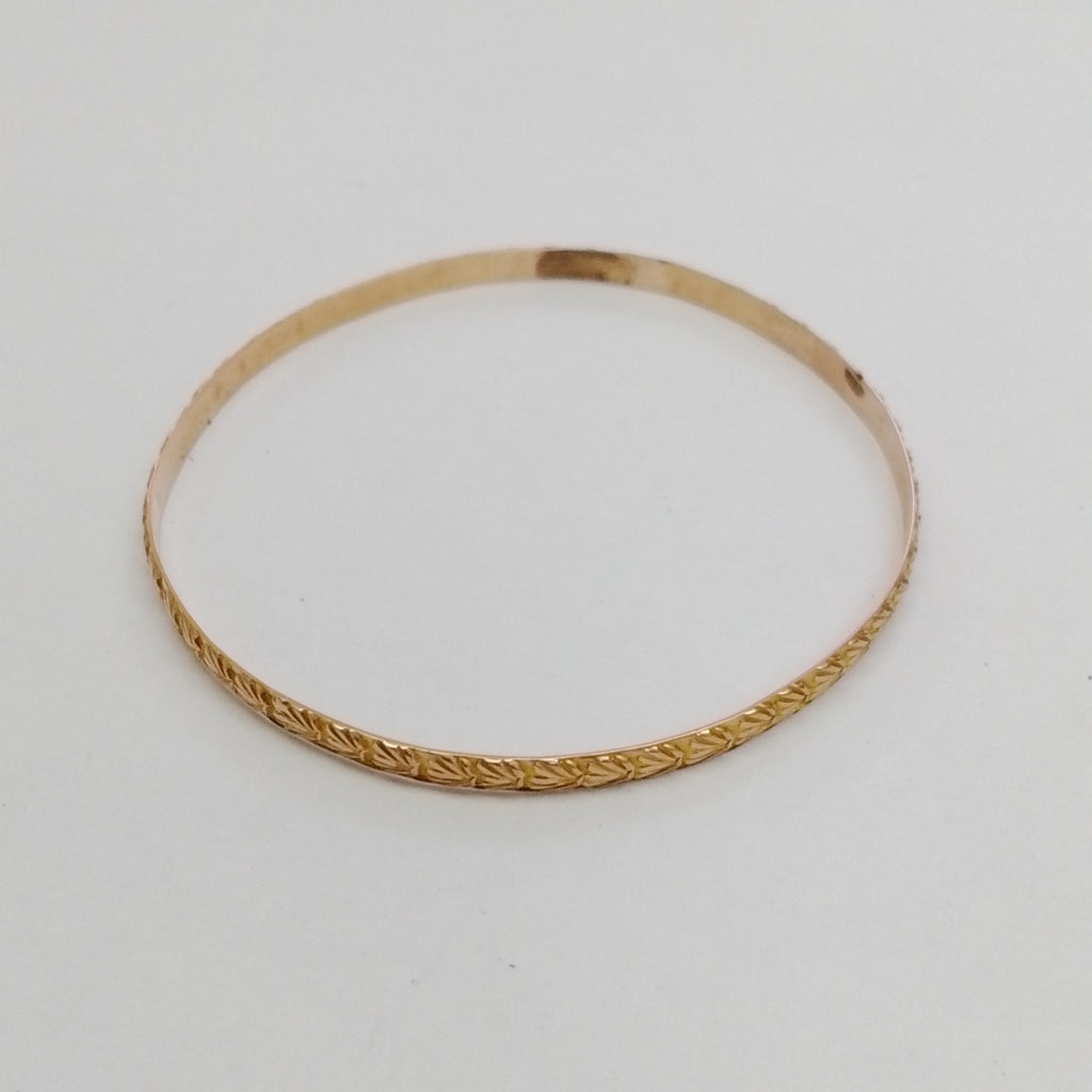 PULSERA RIGIDA ORO 8 K 5.7 GRMS (SEMINUEVO)