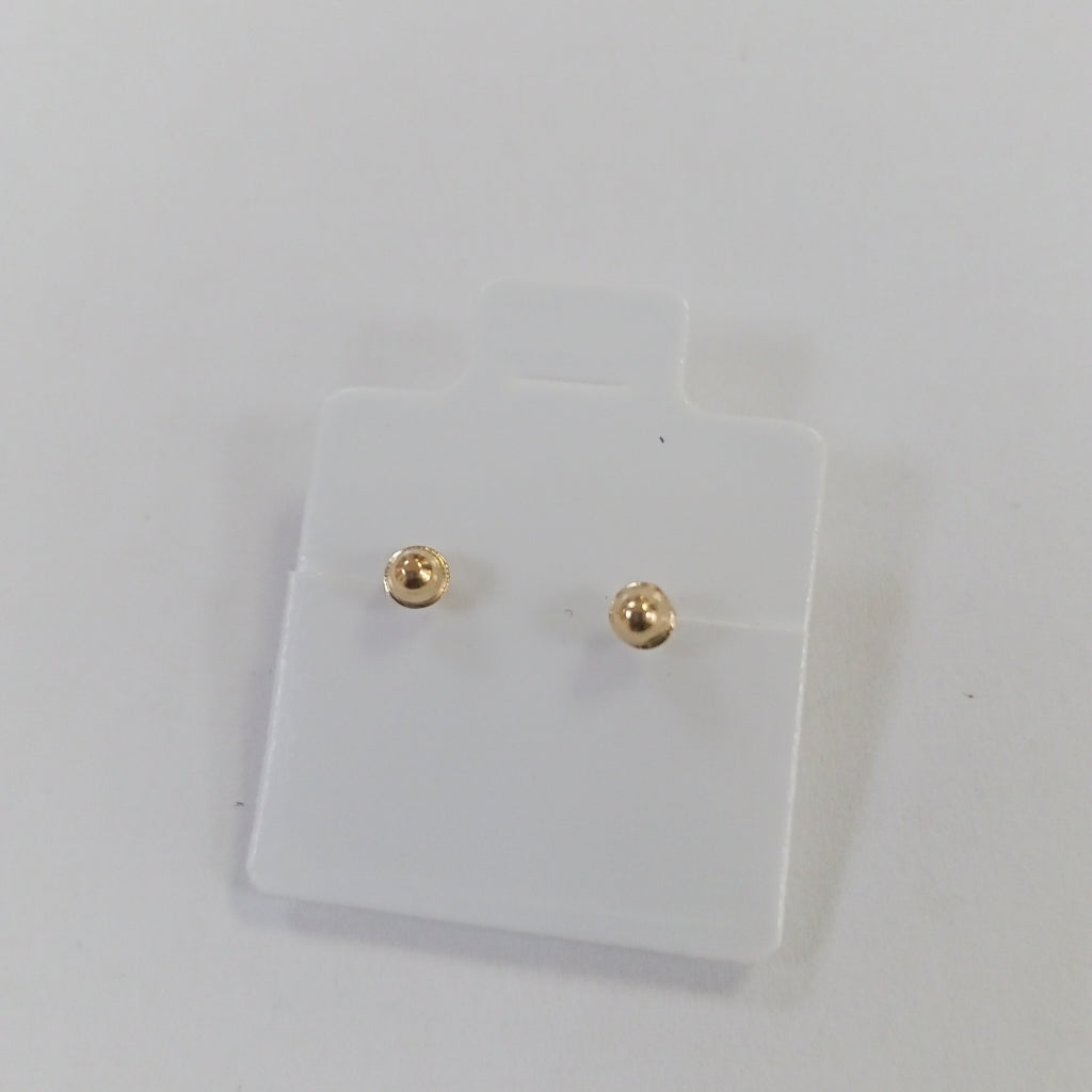 BROQUELES BROQUEL FIG BOTON C CIRCONIA 14K 0.2916 GR (NUEVO)