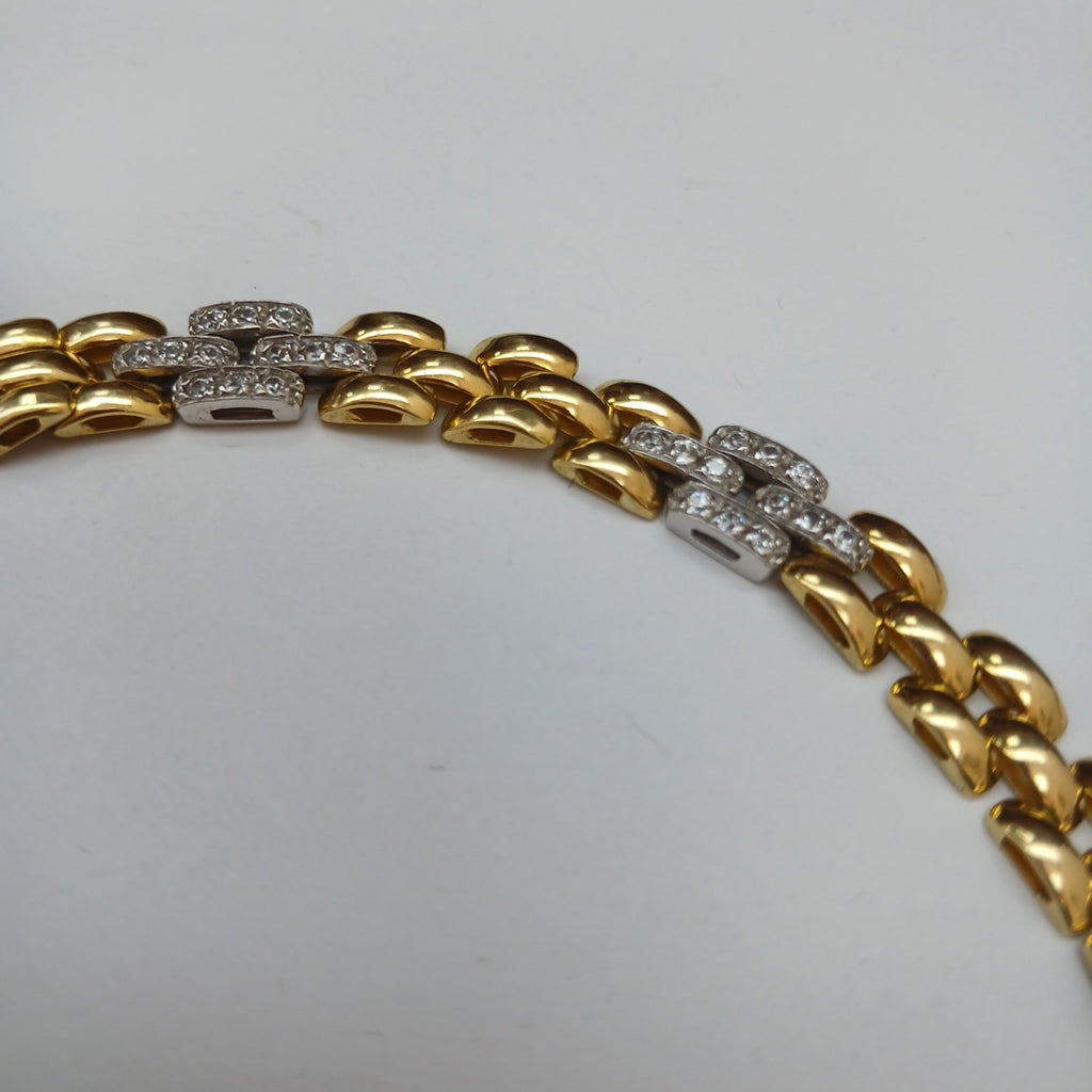 PULSERA ORO,ORO BLANCO 14 K 19,00 GRMS (SEMINUEVO)