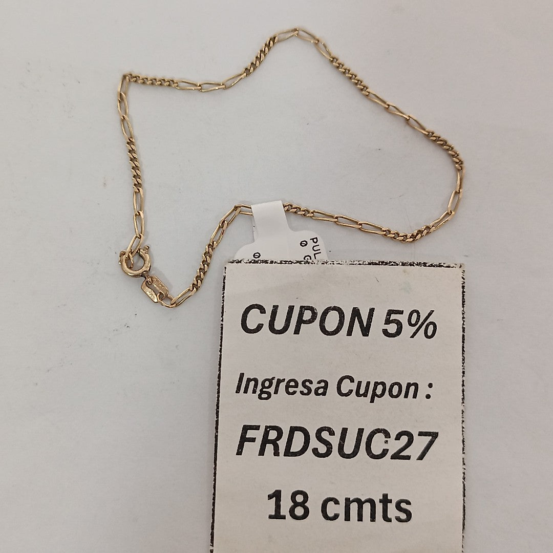 PULSERA ORO 14 K 1,20 GRMS (SEMINUEVO)