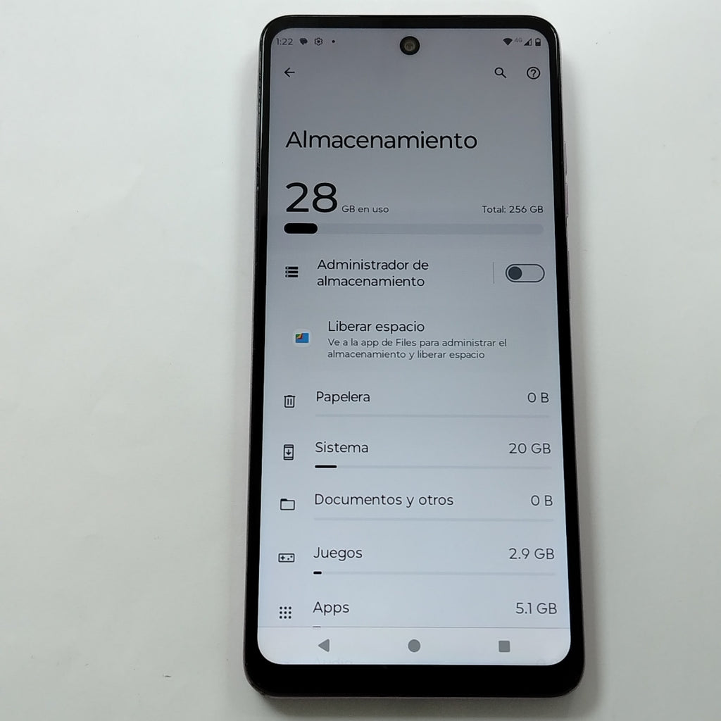 CELULAR MOTOROLA MOTO G24 XT2423-1 (2024) 256 GB 4 GB RAM (SEMINUEVO)