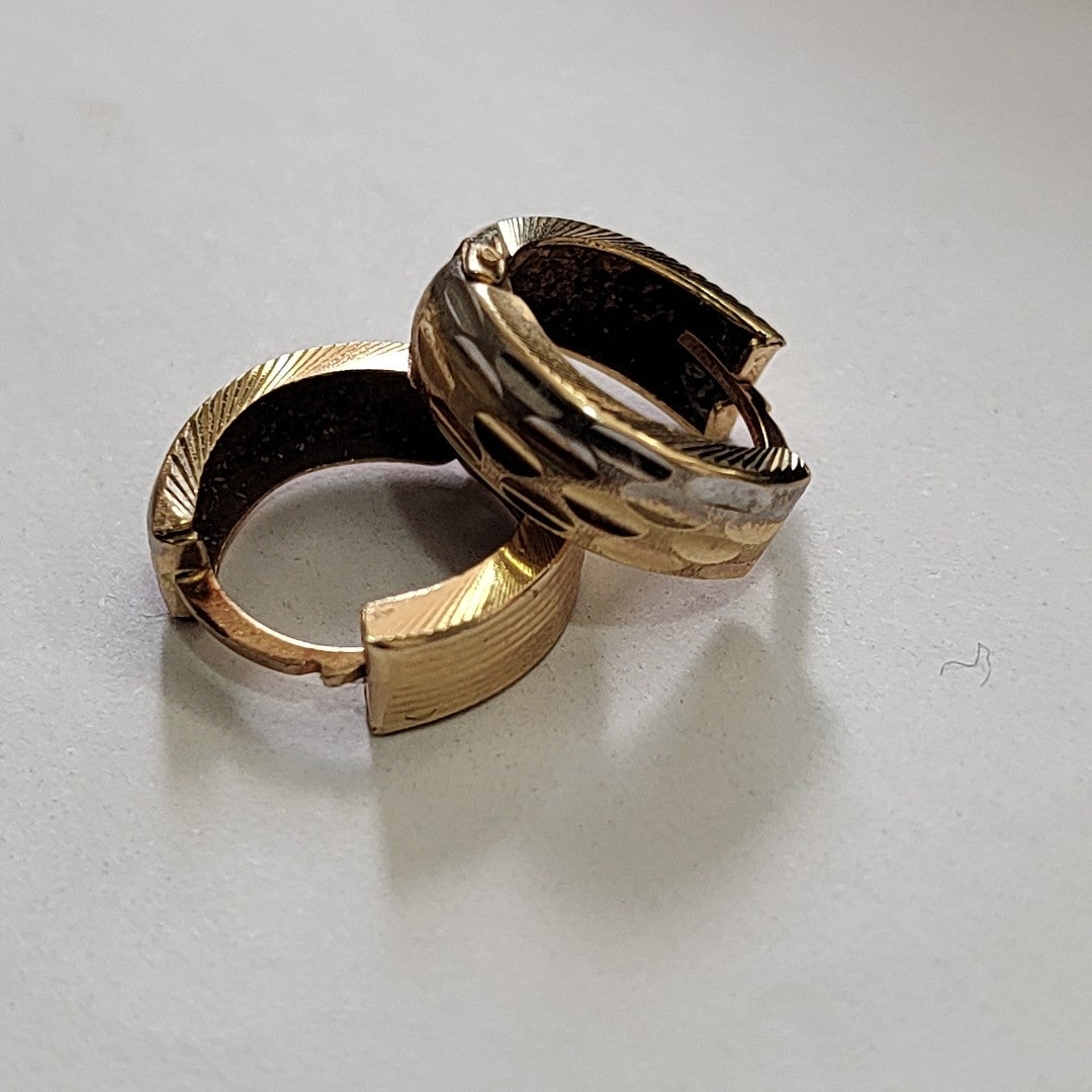 ARRACADAS PAR ORO 14 K 2,10 GRMS (SEMINUEVO)