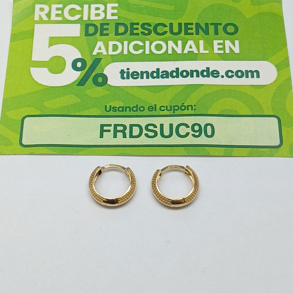 HUGGIES ORO 14K 1.9 (NUEVO)