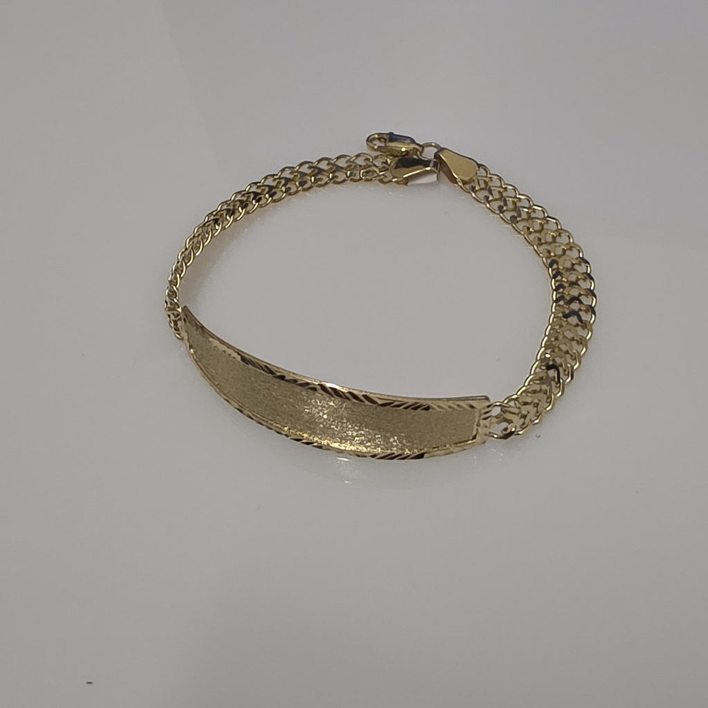 PULSERA ESCLAVA CHINO 14K 21 CM 9.9 GR (NUEVO)