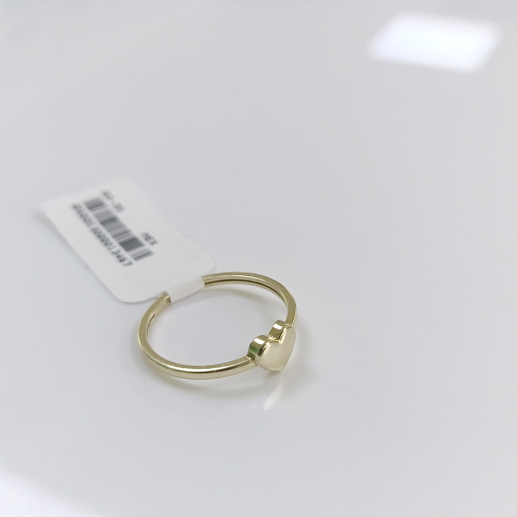 ANILLOS ANILLITO FIG CORAZON 10K TALLA 7 1.2 GR (NUEVO)