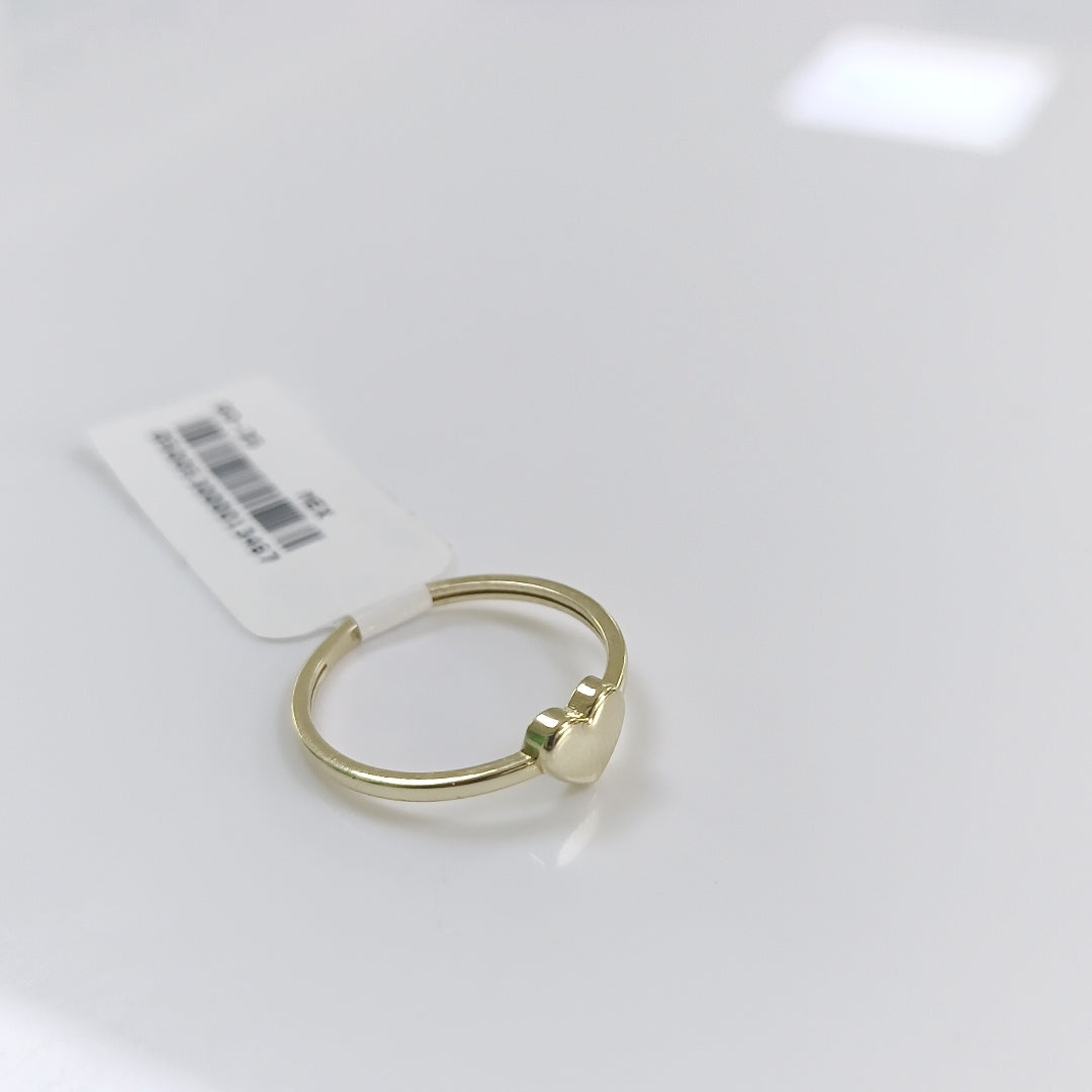 ANILLOS ANILLITO FIG CORAZON 10K TALLA 7 1.2 GR (NUEVO)