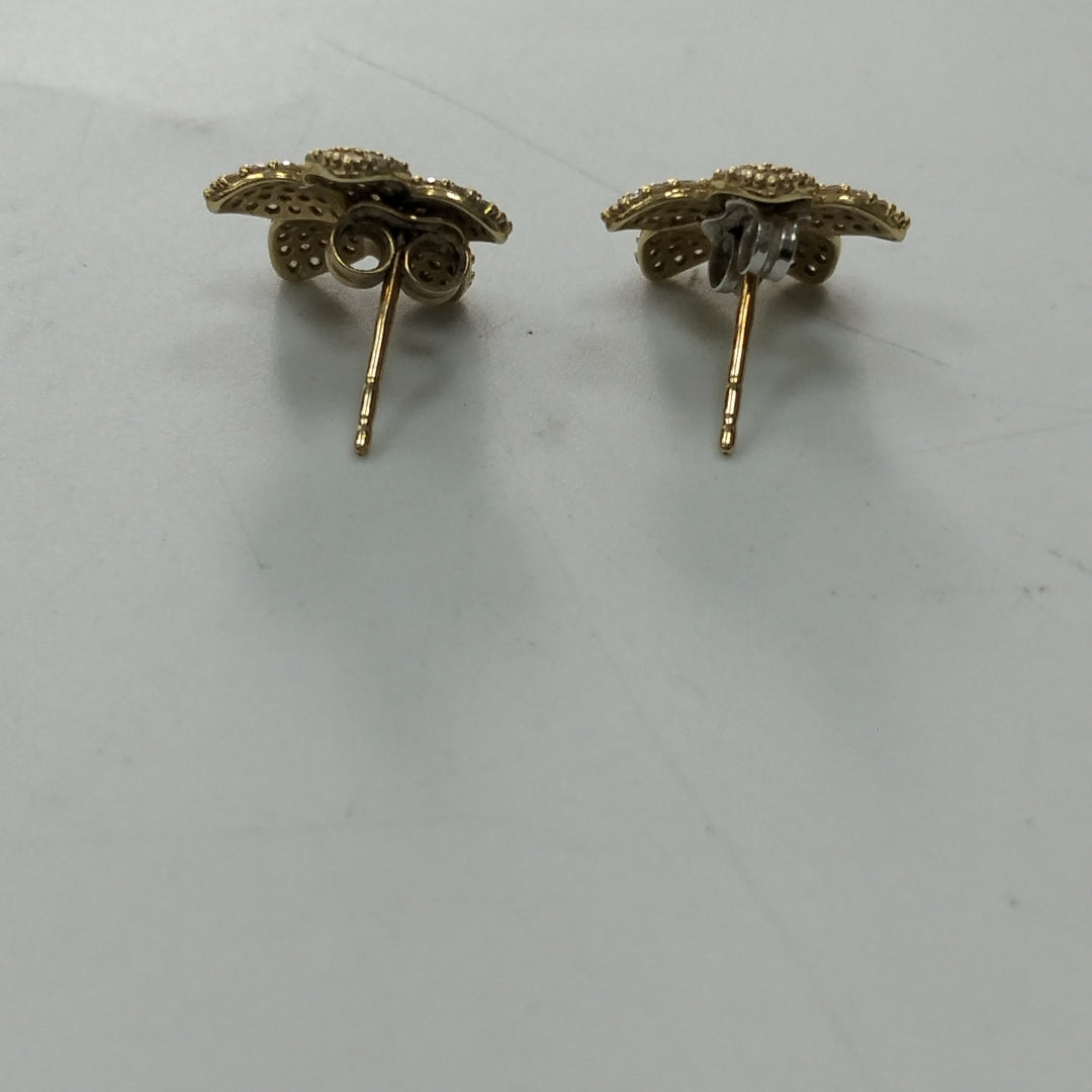 BROQUELES PAR ORO 14 K 2,20 GRMS (SEMINUEVO)