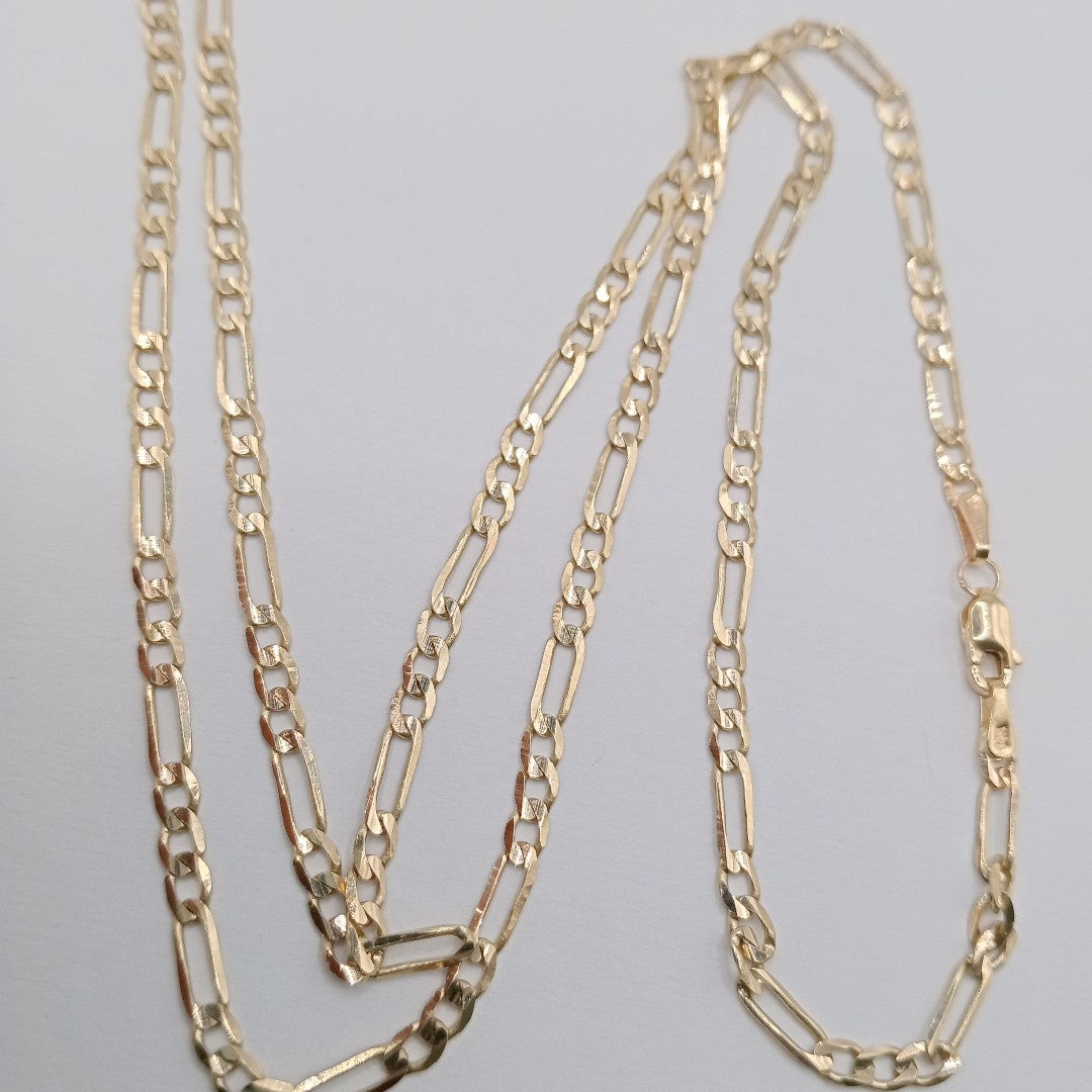 CADENA 3X1 14K 60 CM 8 GR (NUEVO)