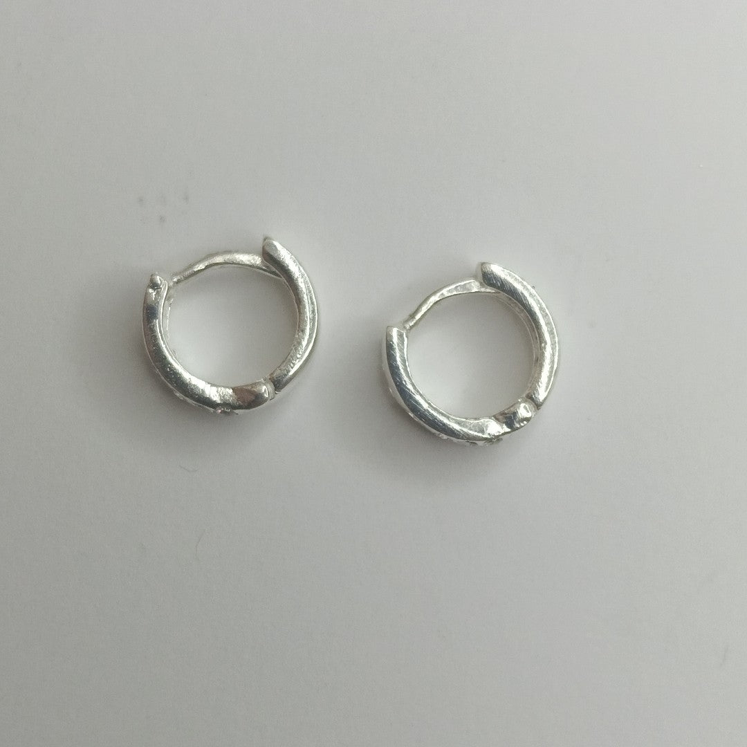 ARRACADAS C/CIRCONIAS PLATA .925 2.4 GR (NUEVO)