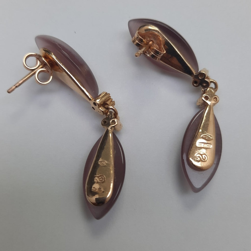 BROQUELES PAR ORO 18 K 8.9 GRMS (SEMINUEVO)