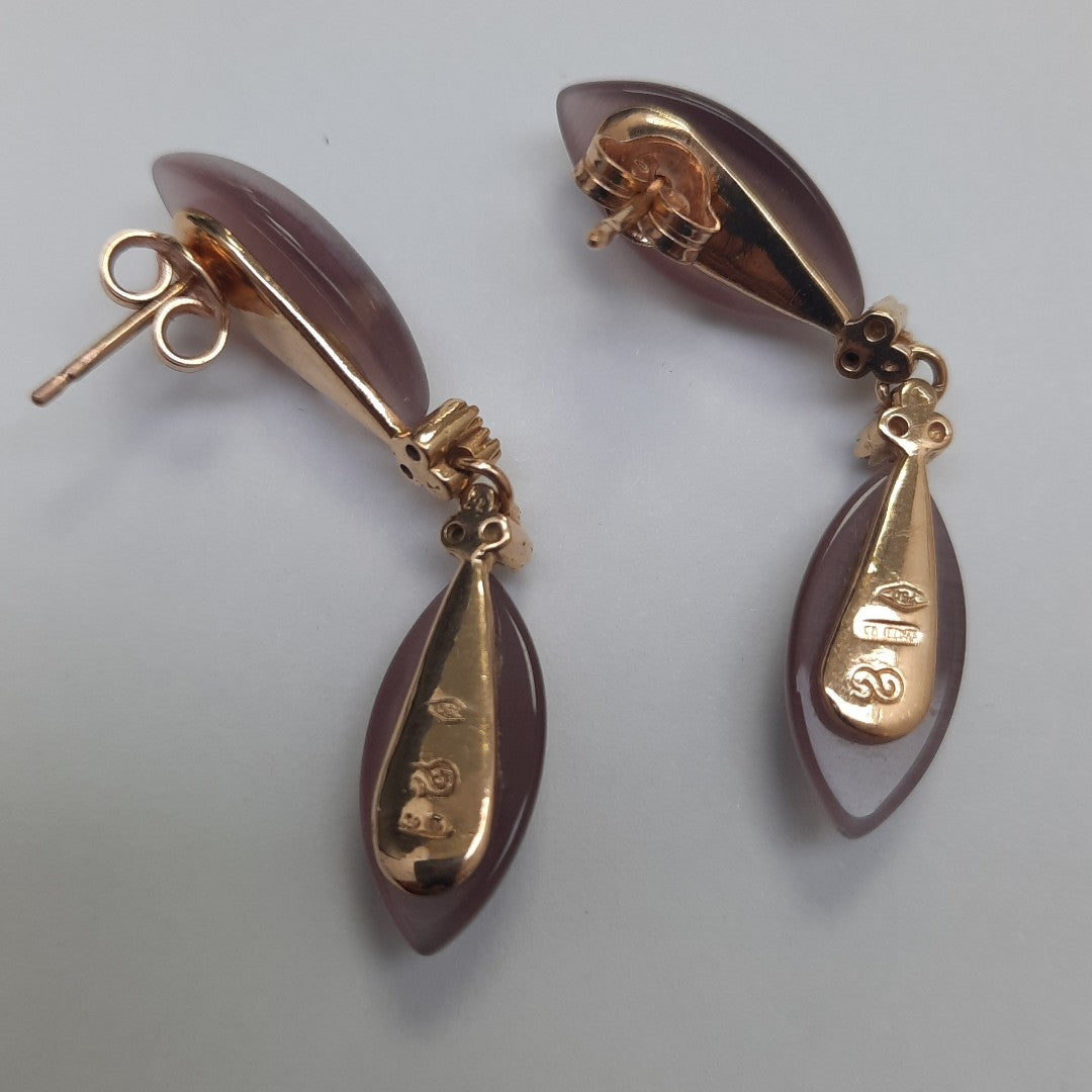 BROQUELES PAR ORO 18 K 8.9 GRMS (SEMINUEVO)