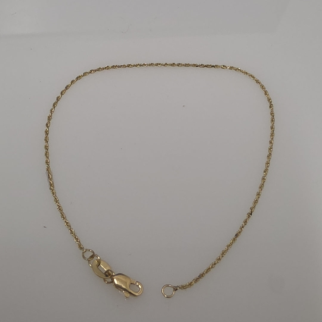 PULSERA TORZAL 14K 21 CM 1.5 GR (NUEVO)