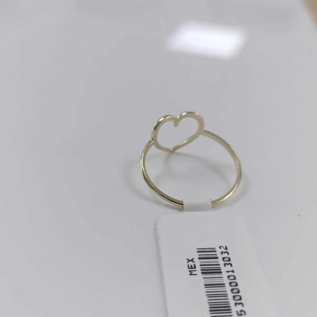 ANILLOS ANILLITO FIG CORAZON 10K TALLA 7 0.9 GR (NUEVO)