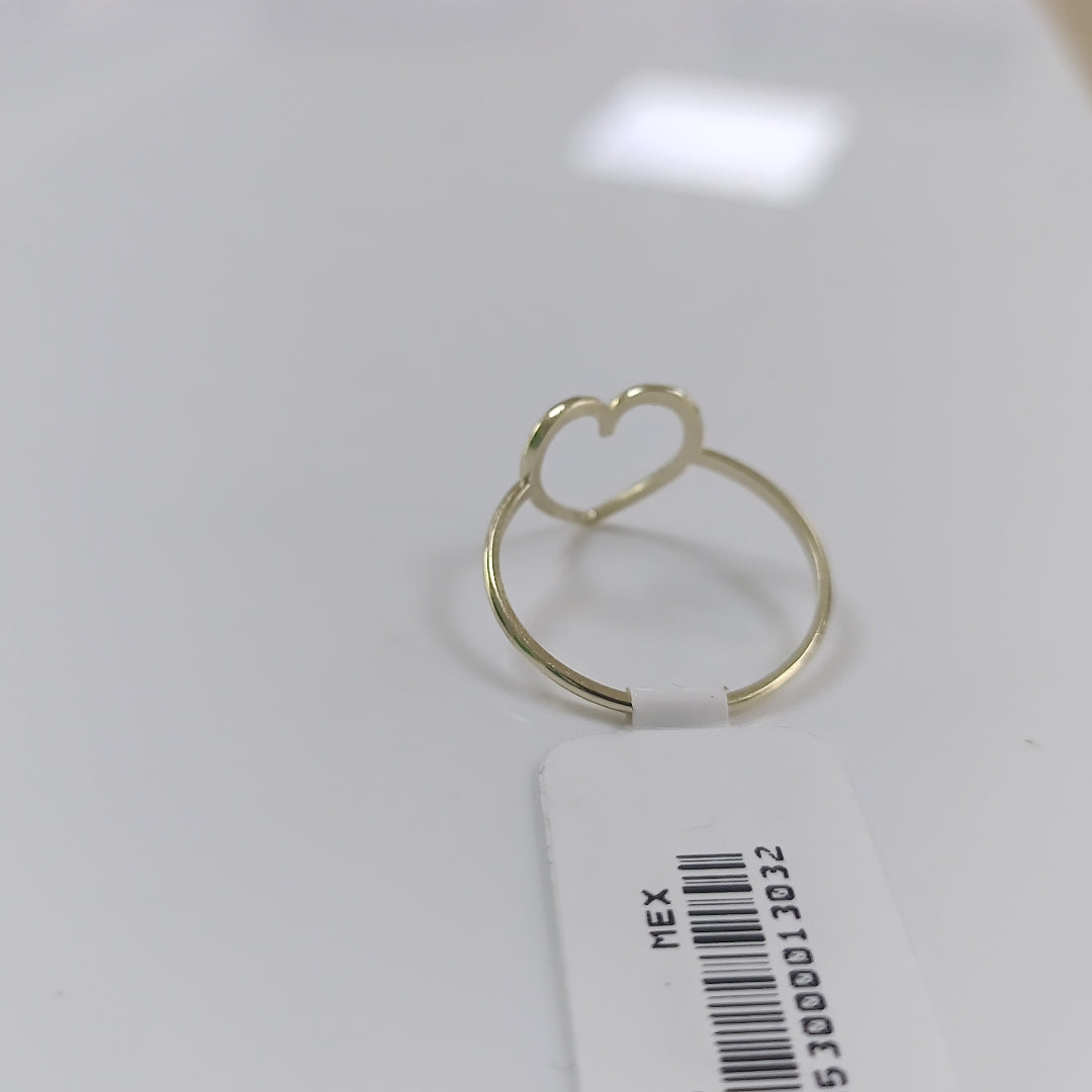 ANILLOS ANILLITO FIG CORAZON 10K TALLA 7 0.9 GR (NUEVO)
