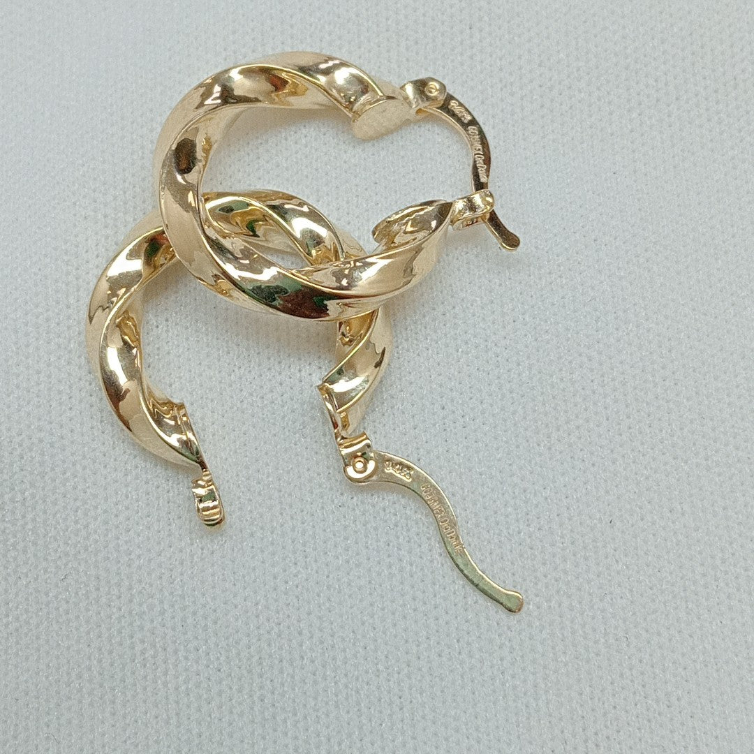 ARETES ARRACADA TORZAL 14K 1.9 GR (NUEVO)