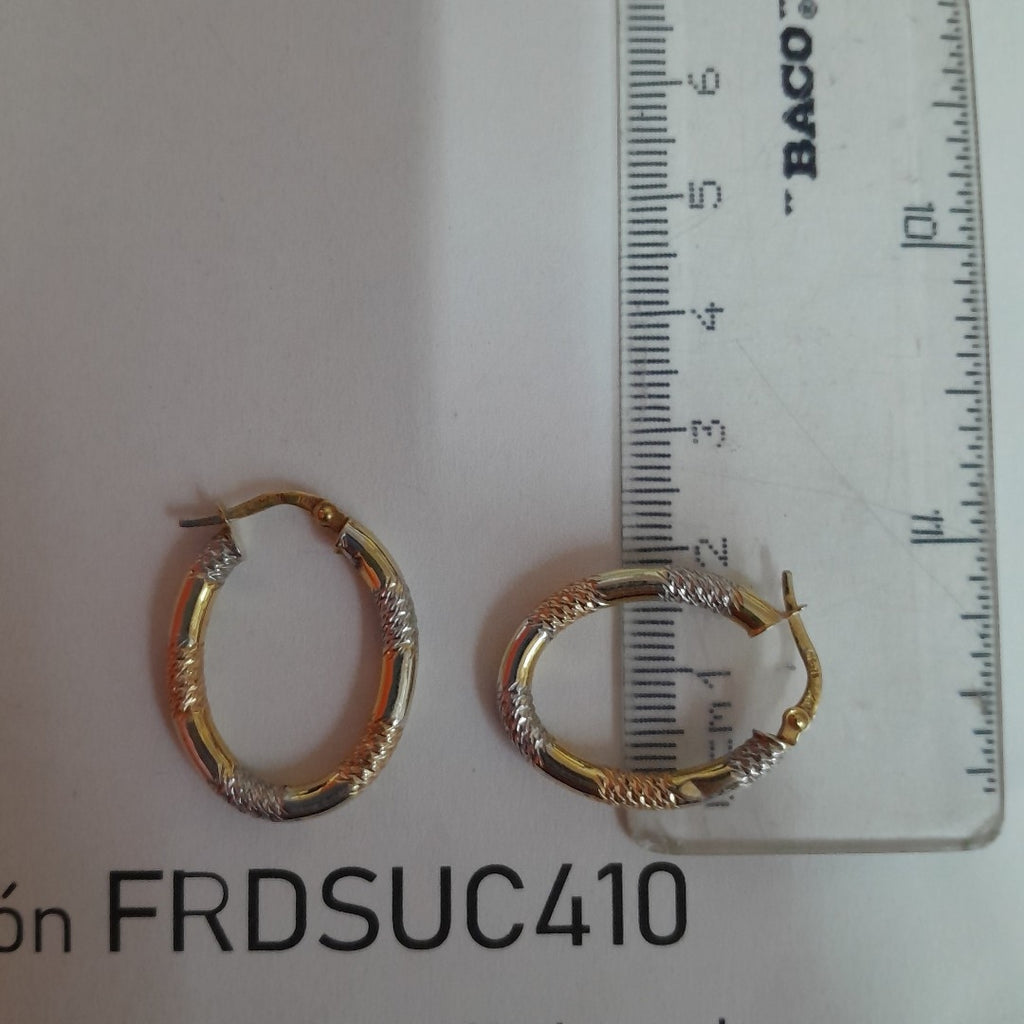 ARRACADAS PAR ORO 14 K 1,60 GRMS (SEMINUEVO)