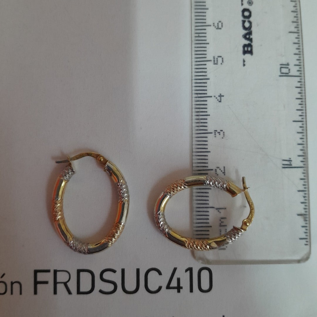 ARRACADAS PAR ORO 14 K 1,60 GRMS (SEMINUEVO)