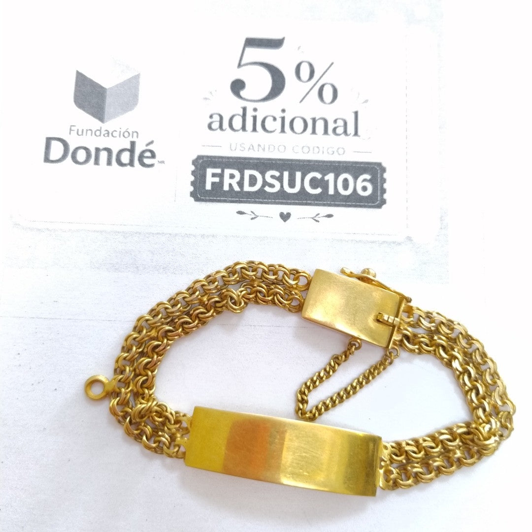 ESCLAVA ORO 18 K 19 GRMS (SEMINUEVO)