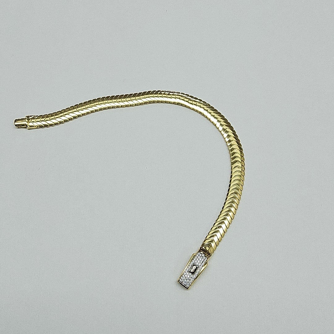 PULSERA MONACO ORO 10K 5.9 (NUEVO)