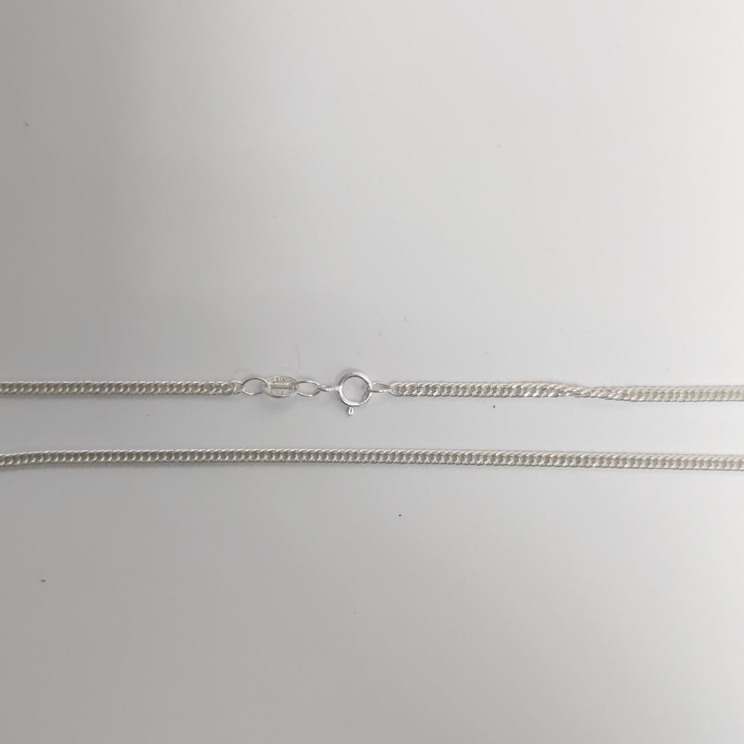 CADENA BARBADA PLATA .925 50 CM 4.12 GR (NUEVO)