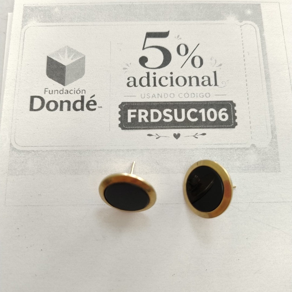 BROQUELES PAR ORO 14 K 3.1 GRMS (SEMINUEVO)