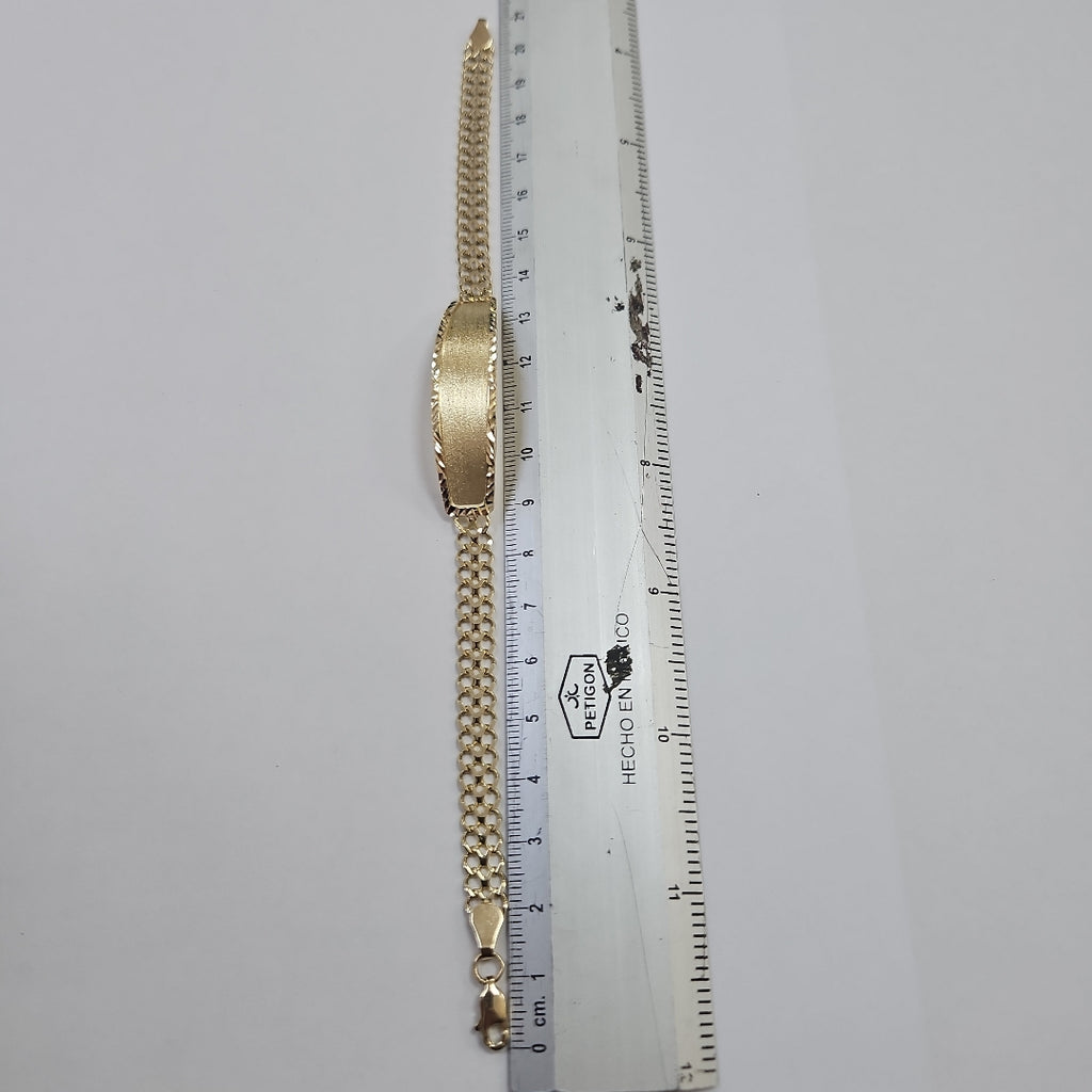 PULSERA ESCLAVA CHINO 14K 21 CM 9.8 GR (NUEVO)