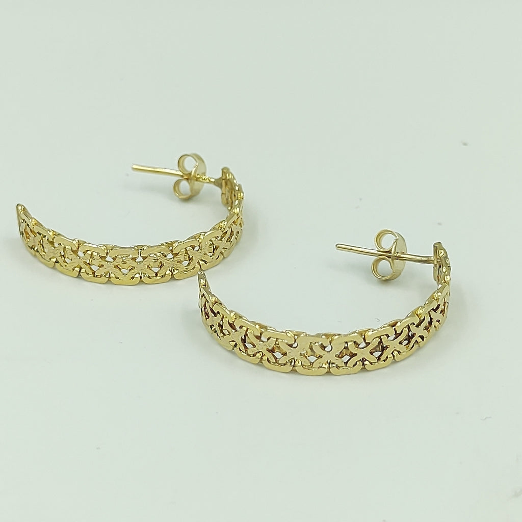 ARETES PAR ORO 14 K 6.9 GRMS (SEMINUEVO)