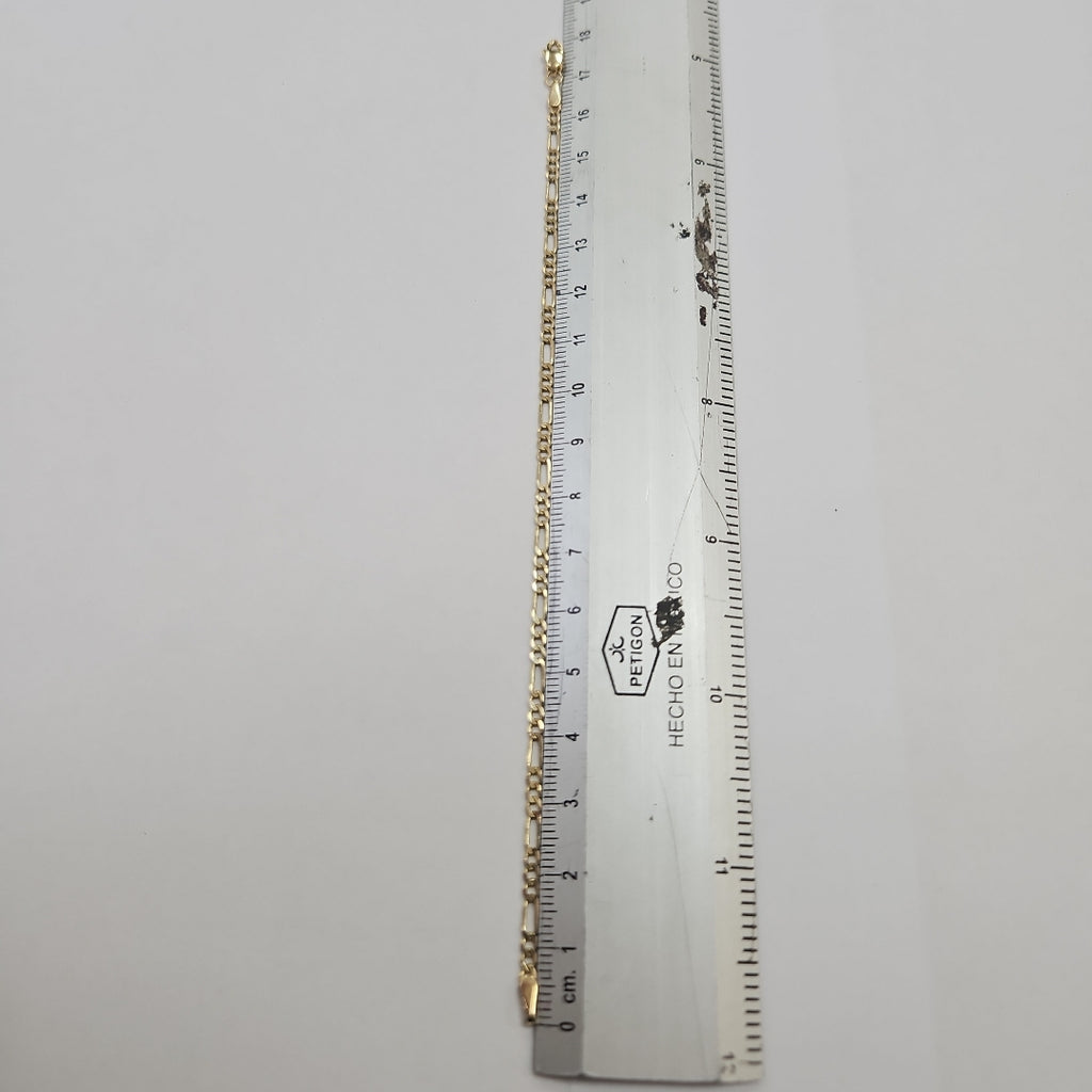 PULSERA TEJIDO 3X1 14K 18 CM 2 GR (NUEVO)