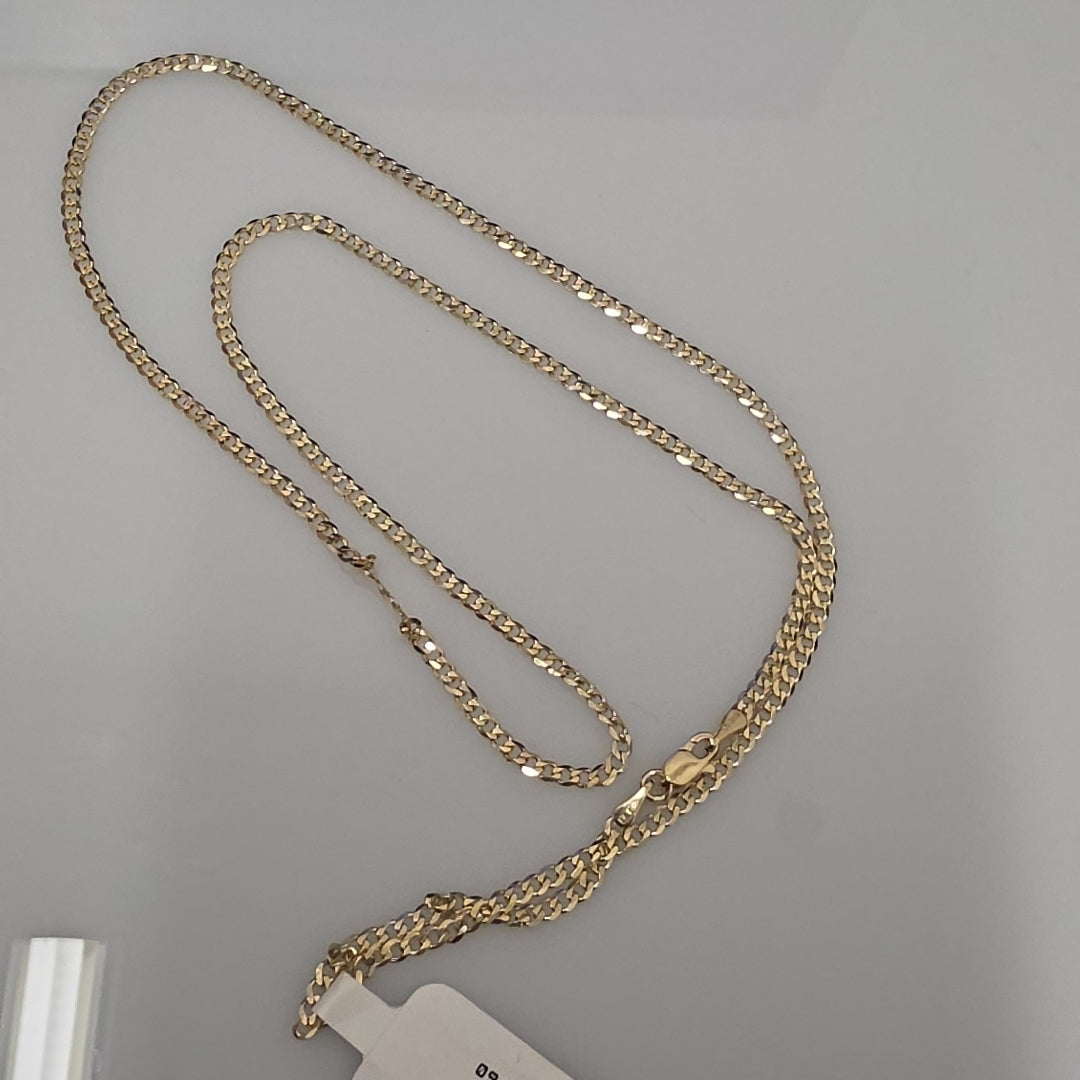 CADENA BARBADA 14K 60 CM 5.8 GR (NUEVO)