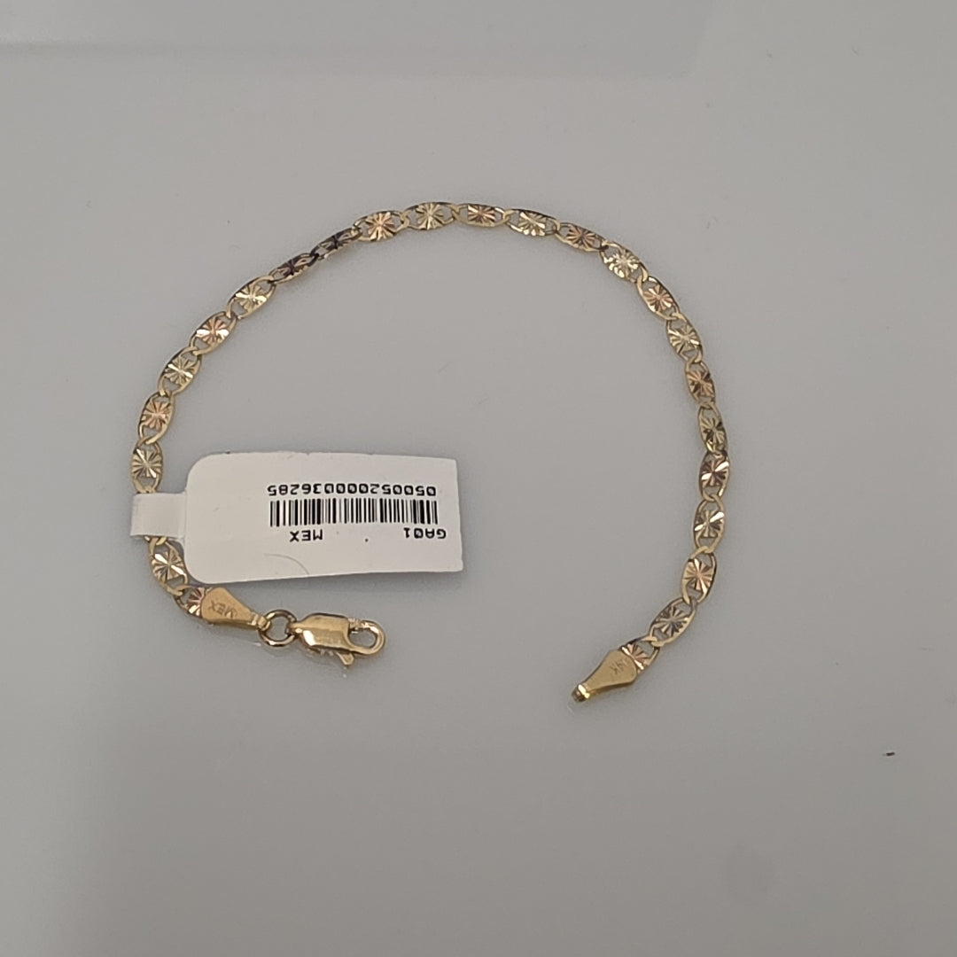 PULSERA GUCHI 14K 18 CM 2.8 GR (NUEVO)