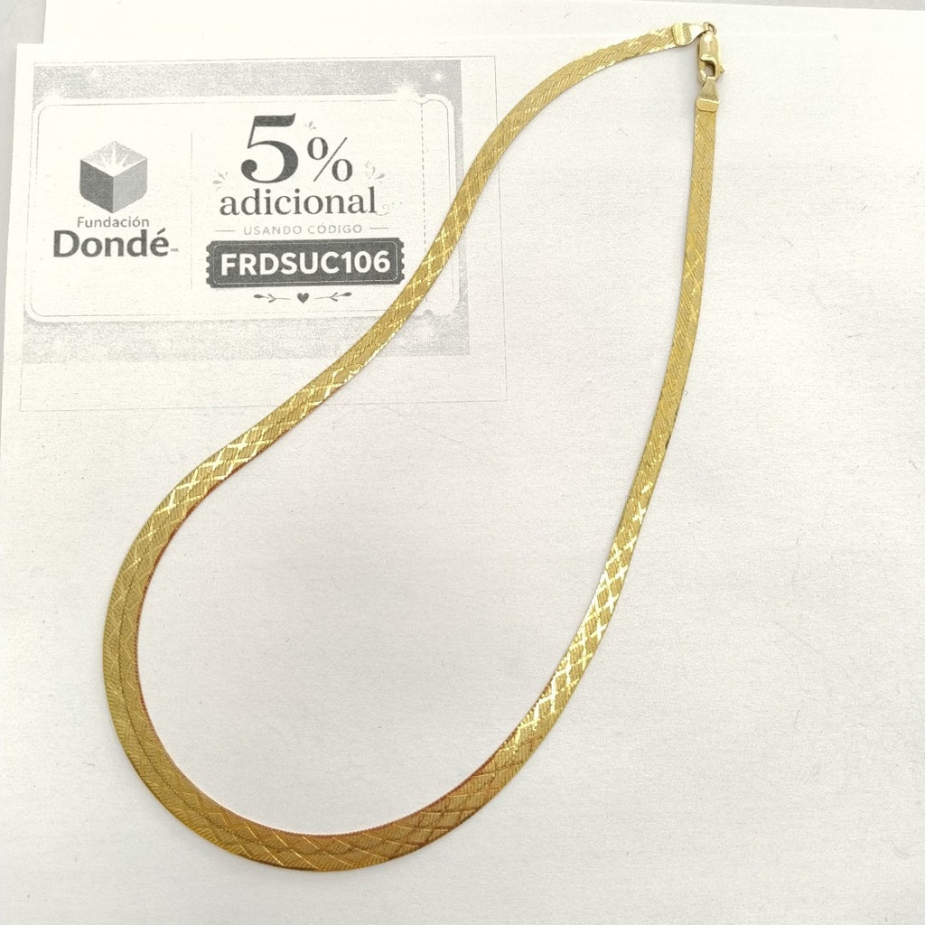 GARGANTILLA ORO 10 K 7.8 GRMS (SEMINUEVO)