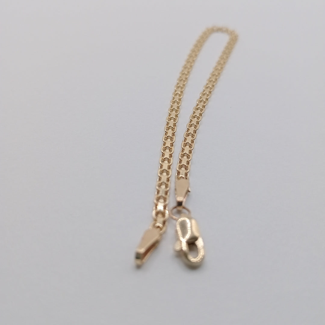 PULSERA BISMARK 14K 18 CM 2.4 GR (NUEVO)
