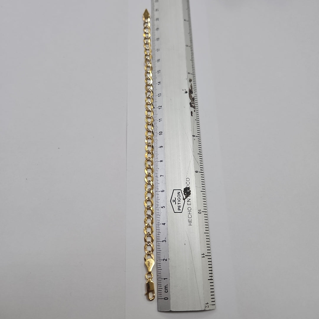 PULSERA BARBADA 14K 21 CM 6.2 GR (NUEVO)