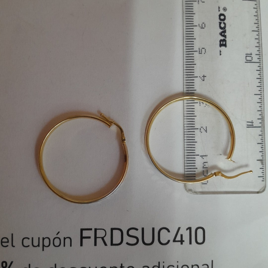 ARRACADAS PAR ORO 14 K 2,90 GRMS (SEMINUEVO)